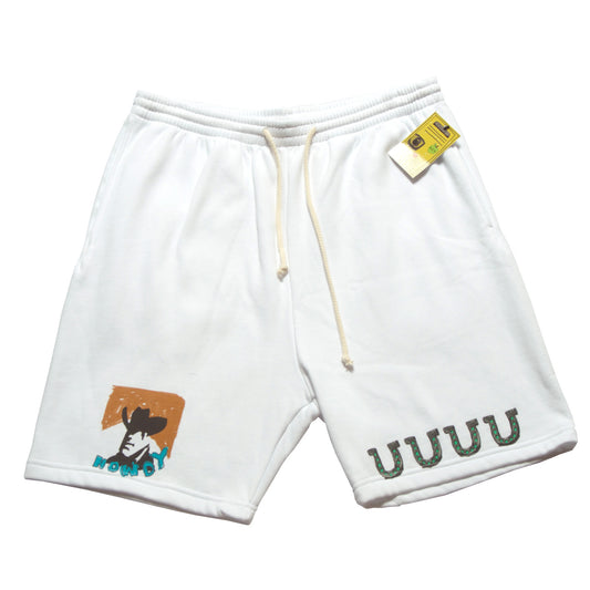 AfterSchoolSpecial - Howdy - Shorts - Front - White - B2SS - Neds Melrose