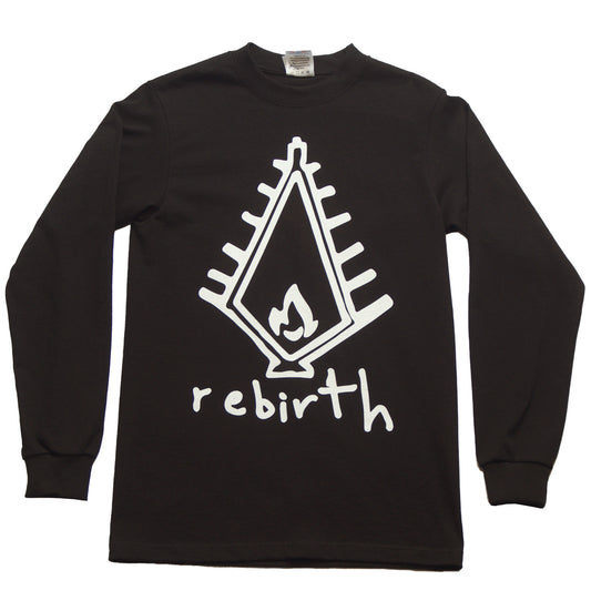 Neds - Melrose - Rebirth - LongSleeve - Black - Front - FittedT - Streetwear