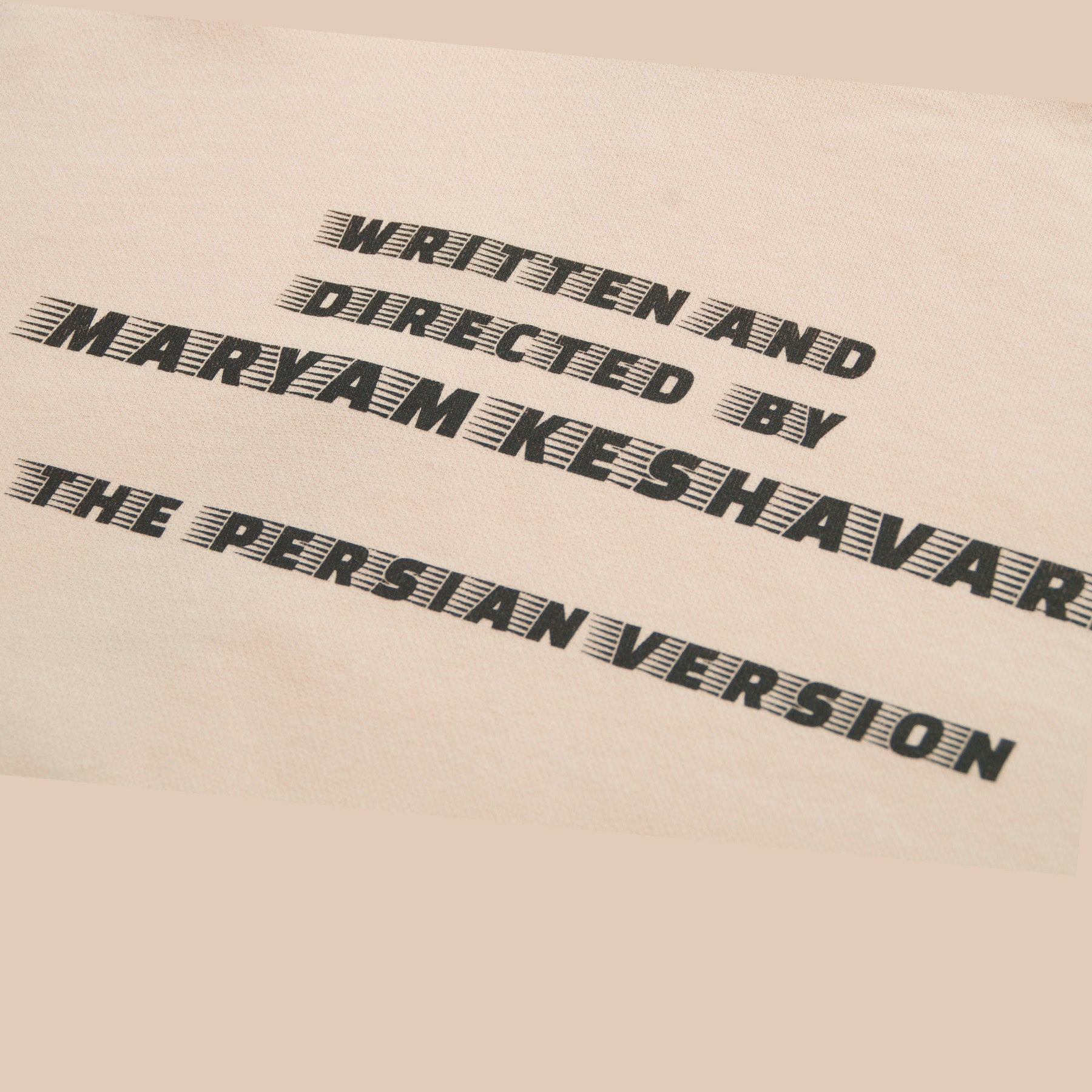 The Persian Version - Writer Director Maryam Keshavarz - Hoodie - Cream - Front - Neds Melrose