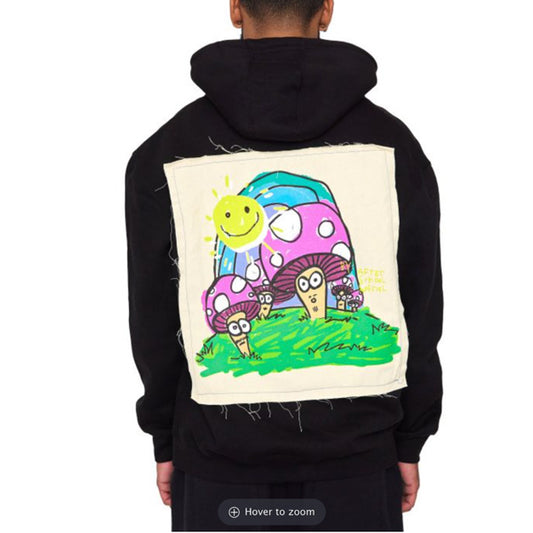 After School Special - Trippy - Hoodie - Black - Back - B2SS - Neds Melrose